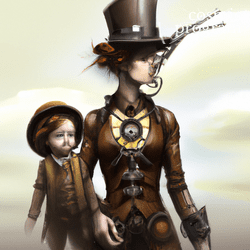 226°, Sun in Scorpio, Steampunk artwork