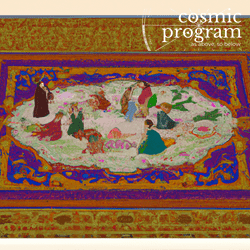 321°, South Node in Aquarius, Persian Miniature Painting artwork