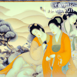 156°, Neptune in Virgo, Traditional Chinese Art artwork