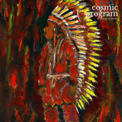 270°, Moon in Capricorn, Indian Phad painting artwork