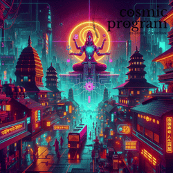 222°, Pluto in anuradha Cyberpunk artwork