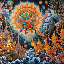 307°, South Node in shatabhisha Expressionism artwork
