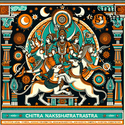 185°, Moon in chitra Pop Art artwork