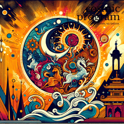 264°, Sun in purva ashadha Pop Art artwork