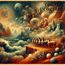 74°, South Node in ardra Surrealism artwork