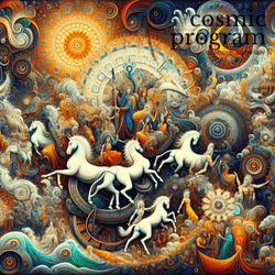 100°, Midheaven in pushya Surrealism artwork