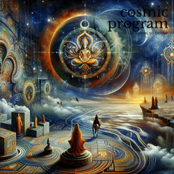 286°, Pluto in shravana Surrealism artwork