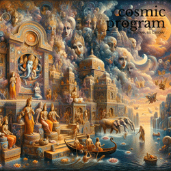 320°, South Node in purva bhadrapada Surrealism artwork