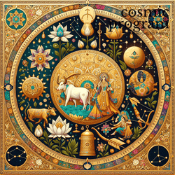 105°, Venus in pushya Islamic Art artwork