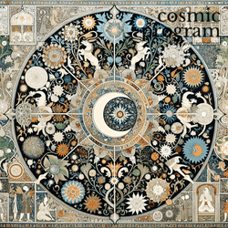 204°, South Node in vishakha Islamic Art artwork