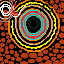 12°, Uranus in Aries, Australian Aboriginal Art artwork