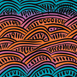 129°, Mars in Leo, Australian Aboriginal Art artwork