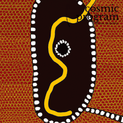 178°, Mars in Virgo, Australian Aboriginal Art artwork