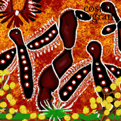 212°, Jupiter in Scorpio, Australian Aboriginal Art artwork