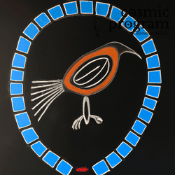 263°, Saturn in Sagittarius, Australian Aboriginal Art artwork