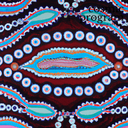 341°, Neptune in Pisces, Australian Aboriginal Art artwork
