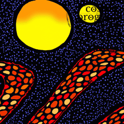 355°, Chiron in Pisces, Australian Aboriginal Art artwork