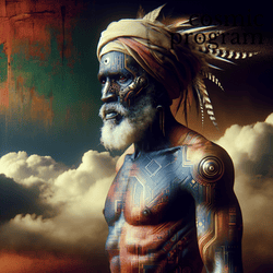 103°, South Node in Cancer, Afrofuturism artwork