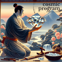 99°, Pluto in Cancer, Traditional Japanese Art artwork