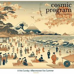 200°, North Node in Libra, Traditional Japanese Art artwork