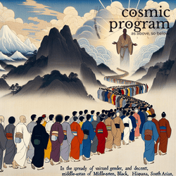 233°, Saturn in Scorpio, Traditional Japanese Art artwork