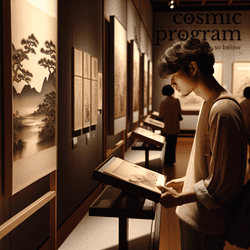 345°, Ascendant in Pisces, Traditional Japanese Art artwork