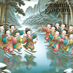 83°, Mars in Gemini, Traditional Chinese Art artwork