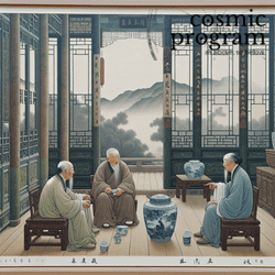 188°, Ascendant in Libra, Traditional Chinese Art artwork