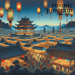 334°, Saturn in Pisces, Traditional Chinese Art artwork