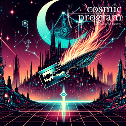 37°, Moon in krittika Cyberpunk artwork