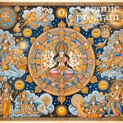 5°, Midheaven in ashwini Indian Phad Painting artwork