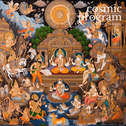 278°, Moon in uttara ashadha Indian Phad Painting artwork
