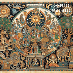 310°, Midheaven in shatabhisha Indian Phad Painting artwork