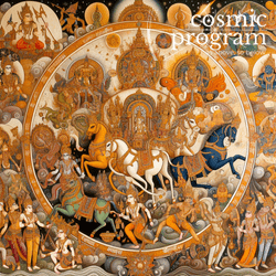 323°, Sun in purva bhadrapada Indian Phad Painting artwork