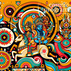 35°, Saturn in krittika Pop Art artwork
