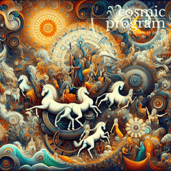 99°, North Node in pushya Surrealism artwork