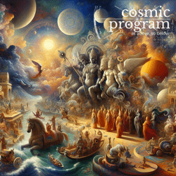 130°, Ascendant in magha Surrealism artwork