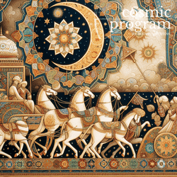 122°, North Node in magha Islamic Art artwork