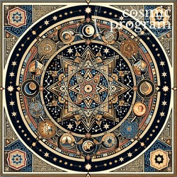 257°, Ascendant in purva ashadha Islamic Art artwork