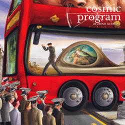 210°, Saturn in Scorpio, Surrealism artwork