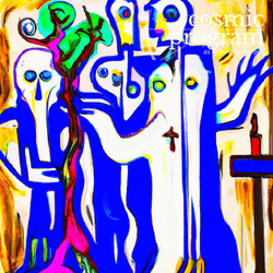 354°, Sun in Pisces, Pablo Picasso artwork