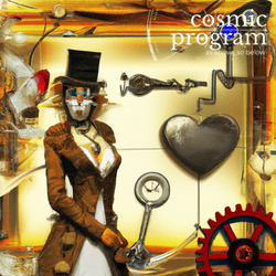 310°, Midheaven in Aquarius, Steampunk artwork