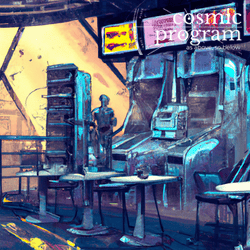 79°, Venus in Gemini, Cyberpunk artwork