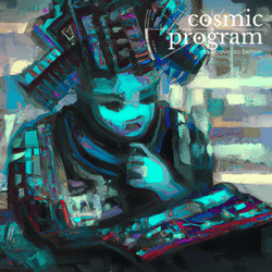 158°, Ascendant in Virgo, Cyberpunk artwork