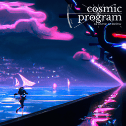 241°, Jupiter in Sagittarius, Cyberpunk artwork