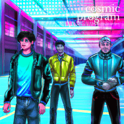285°, Sun in Capricorn, Cyberpunk artwork