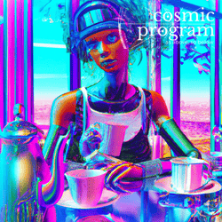 298°, Venus in Capricorn, Cyberpunk artwork