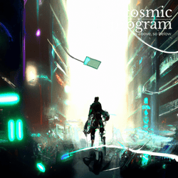 305°, Ascendant in Aquarius, Cyberpunk artwork