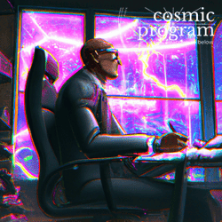 315°, Chiron in Aquarius, Cyberpunk artwork