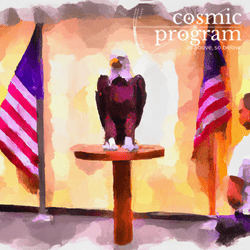 308°, North Node in Aquarius, Courtroom sketch using pastels and watercolours artwork